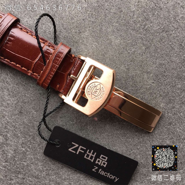 【ZF厂顶级复刻】万国（IWC）葡萄牙系列七日链金壳灰面IW500702一比一男士精仿手表