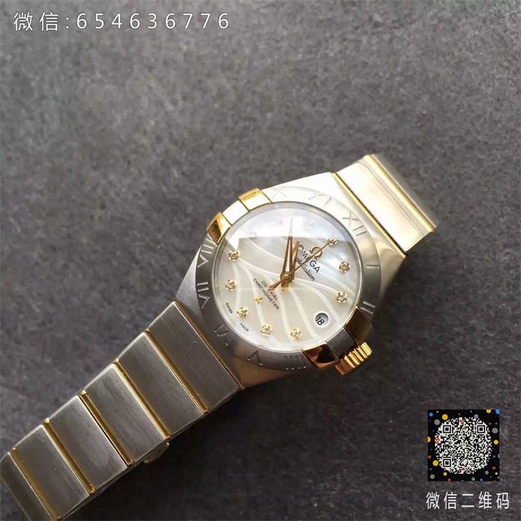 【V6厂超A】欧米茄（Omega）星座间金女士一比一自动机械精仿手表