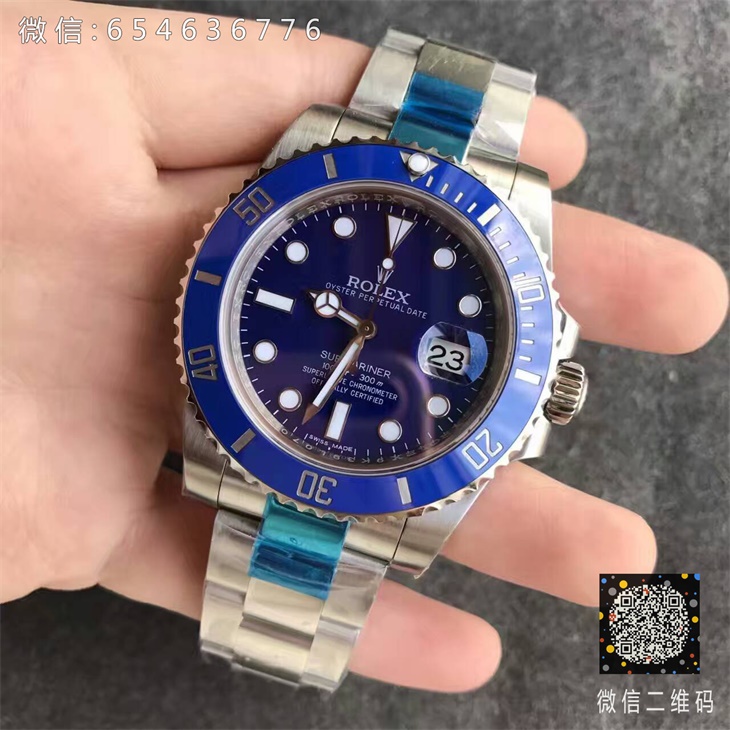 【N厂V7超A】劳力士（Rolex）蓝水鬼V7版116619LB男士一比一精仿手表