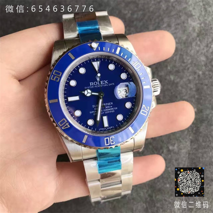 【N厂V7超A】劳力士（Rolex）蓝水鬼V7版116619LB男士一比一精仿手表