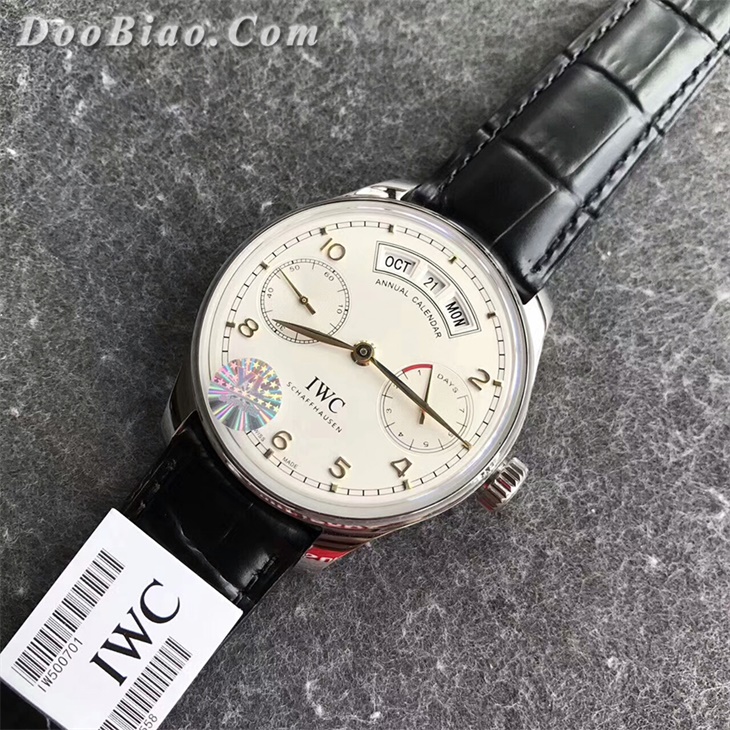 【YL厂超A】万国（IWC）系列白面金丁年历一比一复刻手表