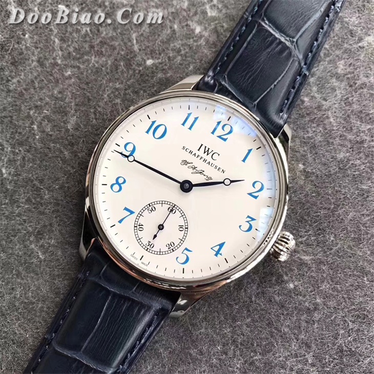 【GS厂】万国葡萄牙系列两针半罗伦汀·琼斯纪念款蓝字精仿手表